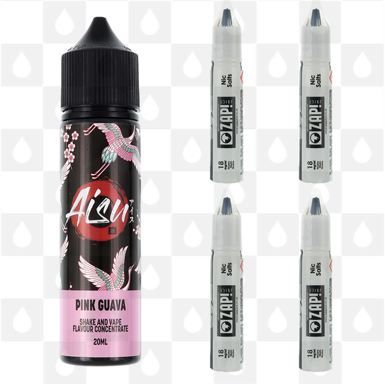 Pink Guava | Shake & Vape by Aisu E Liquid | 60ml Long Fill, Nicotine Type: Nicotine Salt, Strength & Size: 12mg Salt • 60ml • Inc Shots (50/50)
