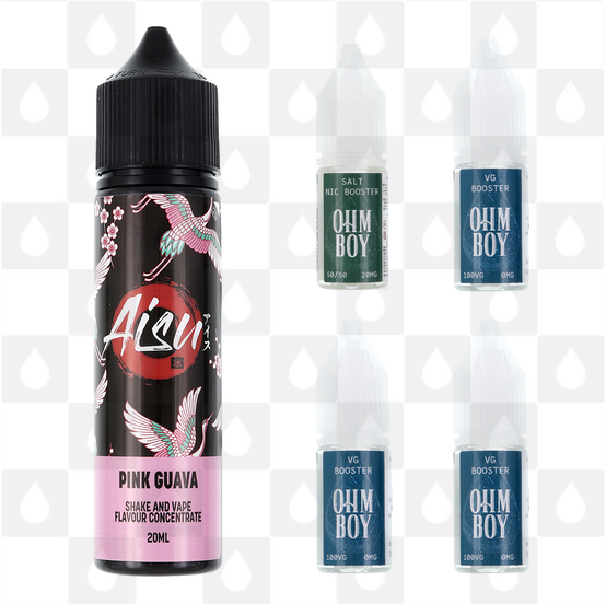 Pink Guava | Shake & Vape by Aisu E Liquid | 60ml Long Fill, Nicotine Type: Nicotine Salt, Strength & Size: 03mg Salt • 60ml • Inc Shots (60/40)