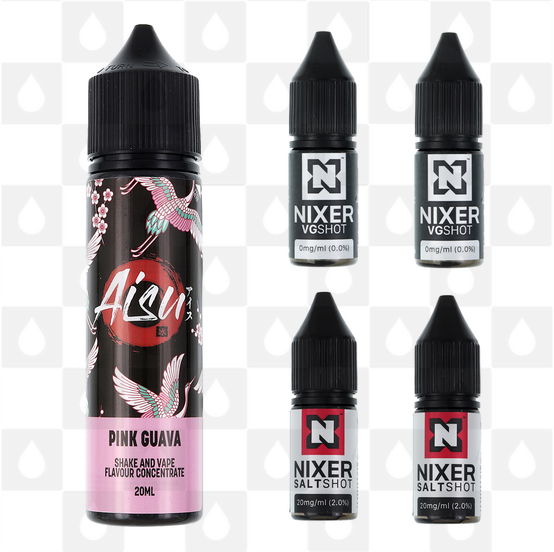 Pink Guava | Shake & Vape by Aisu E Liquid | 60ml Long Fill, Nicotine Type: Nicotine Salt, Strength & Size: 06mg Salt • 60ml • Inc Shots (50/50)