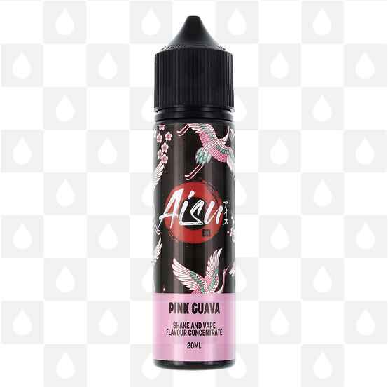 Pink Guava | Shake & Vape by Aisu E Liquid | 60ml Long Fill, Nicotine Type: Nicotine Free, Strength & Size: 20ml Concentrate (Mix Before Use)