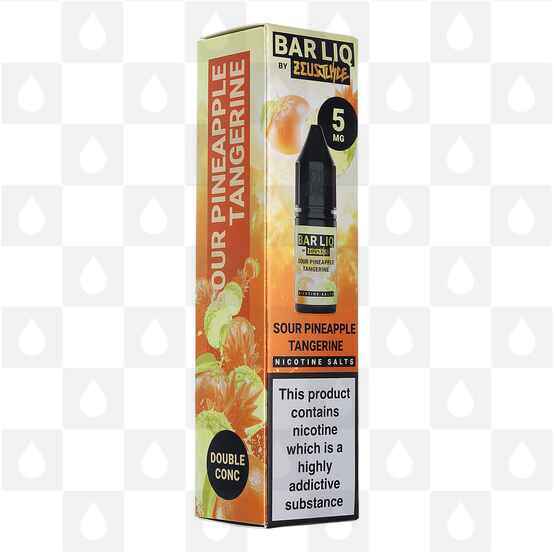 Sour Pineapple Tangerine by by Zeus Juice Bar Liq E Liquid | 10ml Nic Salt, Strength & Size: 05mg • 10ml