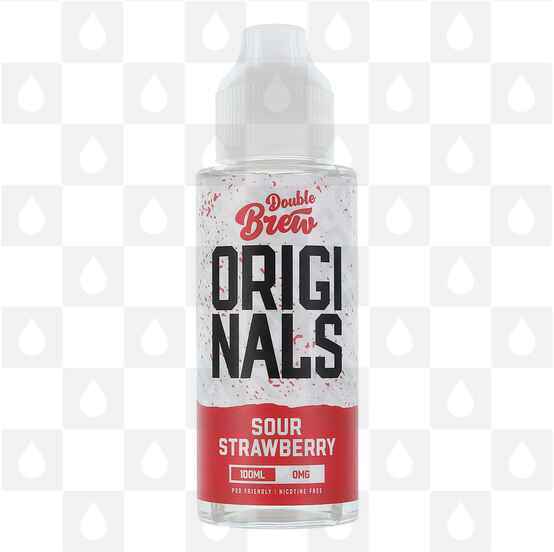 Sour Strawberry | The Originals by Double Brew E Liquid | 100ml Short Fill