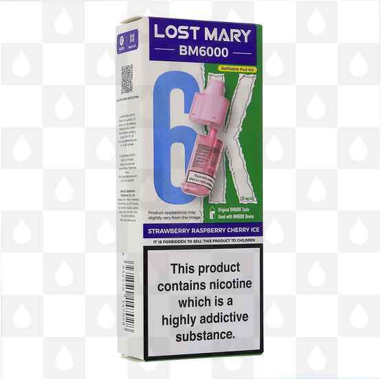 Strawberry Raspberry Cherry Ice | Lost Mary BM6000 Refills