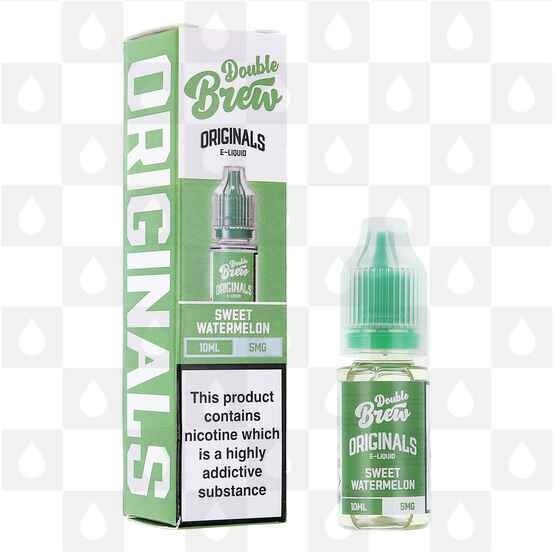 Sweet Watermelon | The Originals by Double Brew E Liquid | 10ml Nic Salts, Strength & Size: 05mg • 10ml