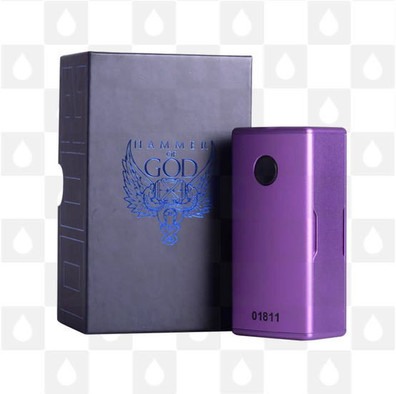 Vaperz Cloud Hammer of God 200 Mod, Selected Colour: Plum Purple