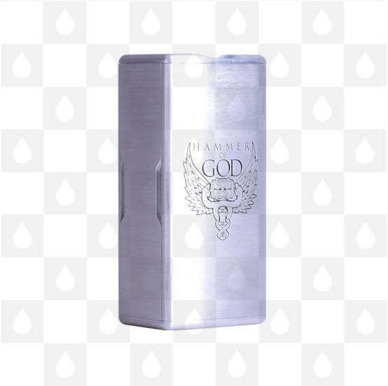 Vaperz Cloud Hammer of God 200 Mod, Selected Colour: Raw Silver