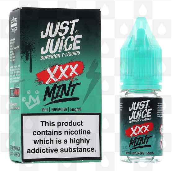 XXX Mint by Just Juice Mint E Liquid | 10ml Bottles, Strength & Size: 10mg • 10ml