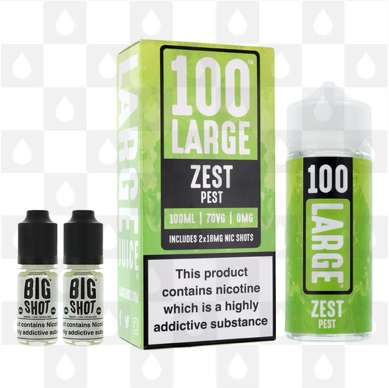 Zest Pest by 100 Large E Liquid | 100ml Short Fill
