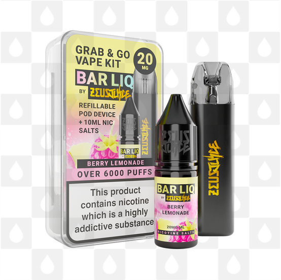 Zeus Juice Grab & Go Pod Kit, Flavour: Berry Lemonade