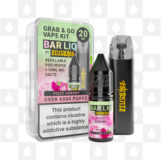 Zeus Juice Grab & Go Pod Kit, Flavour: Fizzy Cherry