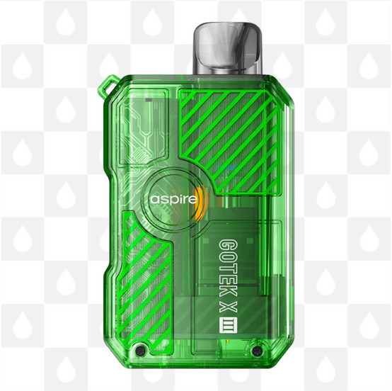 Aspire Gotek X3 Pod Kit, Selected Colour: Green