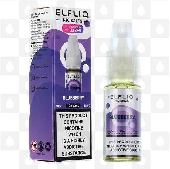 Blueberry by Elfliq | Elf Bar E Liquid | Nic Salt, Strength & Size: 05mg • 10ml