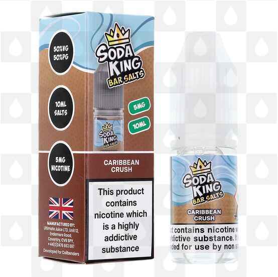 Caribbean Crush by Soda King E Liquid | 10ml Nic Salt, Strength & Size: 20mg • 10ml