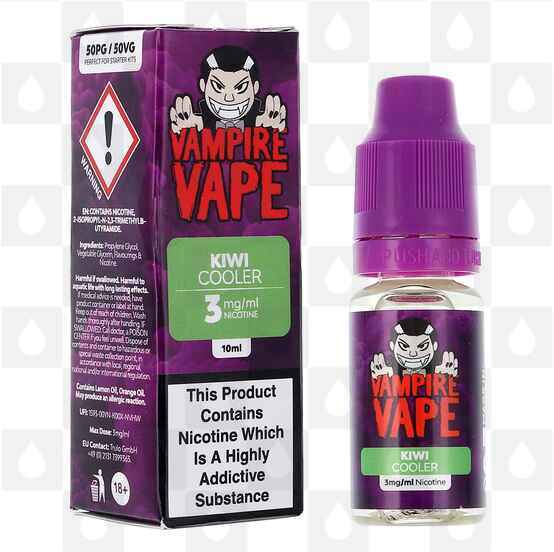 Kiwi Cooler | Tropical Collection by Vampire Vape E Liquid | 10ml Bottles, Strength & Size: 00mg • 10ml