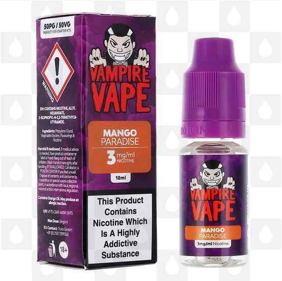 Mango Paradise | Tropical Collection by Vampire Vape E Liquid | 10ml Bottles, Strength & Size: 00mg • 10ml