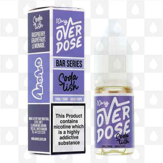 Soda Lish | Overdose by MOMO E Liquid | 10ml Nic Salt, Strength & Size: 10mg • 10ml