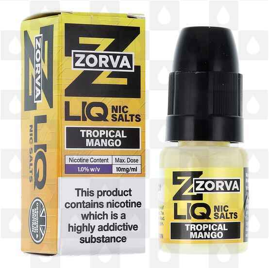 Tropical Mango by Zorva Liq E Liquid | 10ml Nic Salt, Strength & Size: 20mg • 10ml