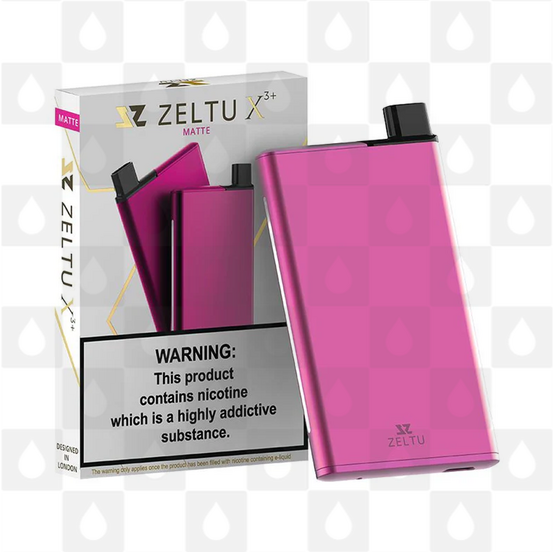 Zeltu X3 Plus Pod Kit, Selected Colour: Pink Matte