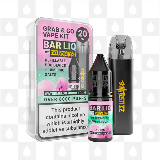 Zeus Juice Grab & Go Pod Kit, Flavour: Watermelon Bubblegum