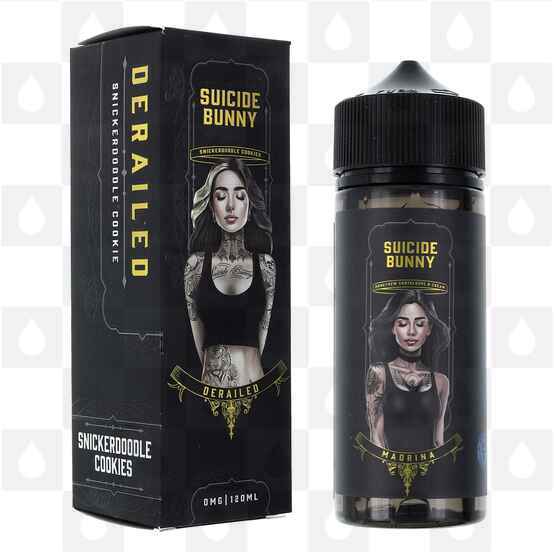DeraileD by Suicide Bunny E Liquid | 100ml Short Fill, Strength & Size: 0mg • 100ml (120ml Bottle) • V2