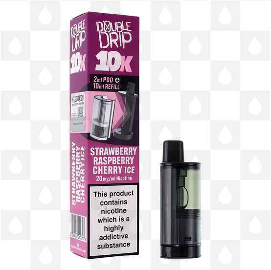 Strawberry Raspberry Cherry Ice | Double Drip 10K Refill Pack