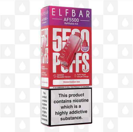 Elf Bar AF5500 | Pre-Filled Pod Vape Kit, Flavour: Watermelon Ice