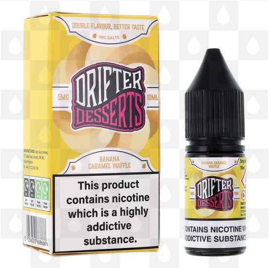 Banana Caramel Waffle | Desserts by Drifter Bar Juice E Liquid | 10ml Nic Salt, Strength & Size: 20mg • 10ml