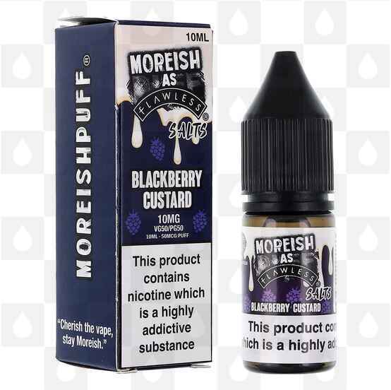 Blackberry Custard by Moreish as Flawless E Liquid | 10ml Nic Salt, Strength & Size: 10mg • 10ml