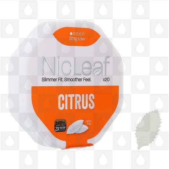 Citrus | NicLeaf, Strength & Size: 20 x 06mg