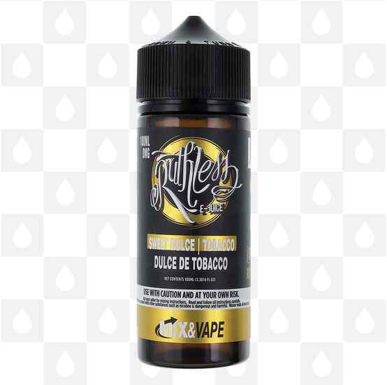 Dulce De Tobacco by Ruthless E Liquid | 100ml Short Fill, Strength & Size: 0mg • 100ml (120ml Bottle)