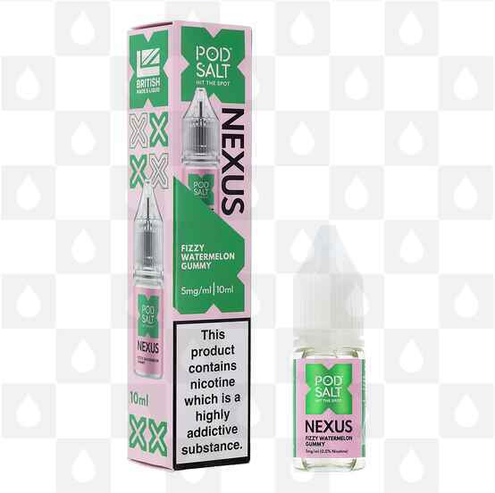 Fizzy Watermelon Gummy By Nexus Pod Salt E Liquid | 10ml Nic Salt, Strength & Size: 20mg • 10ml