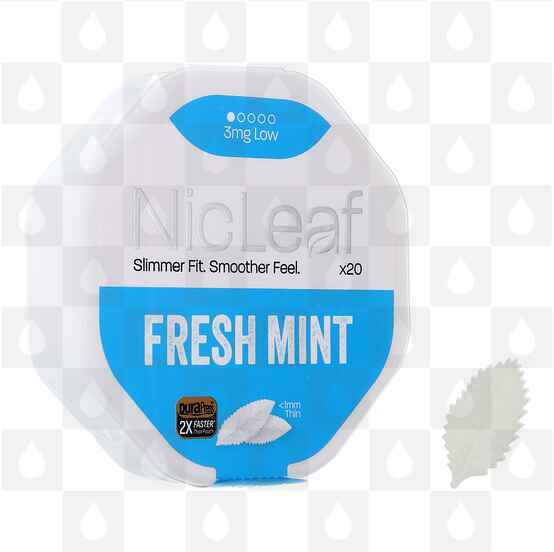 Fresh Mint | NicLeaf, Strength & Size: 20 x 03mg