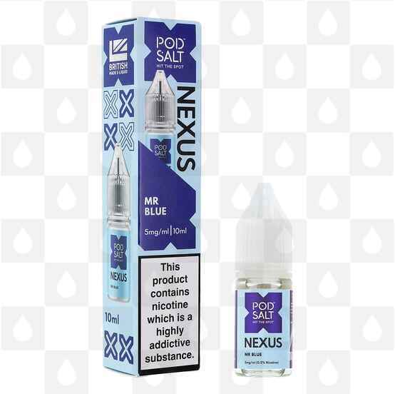 Mr Blue By Nexus Pod Salt E Liquid | 10ml Nic Salt, Strength & Size: 05mg • 10ml