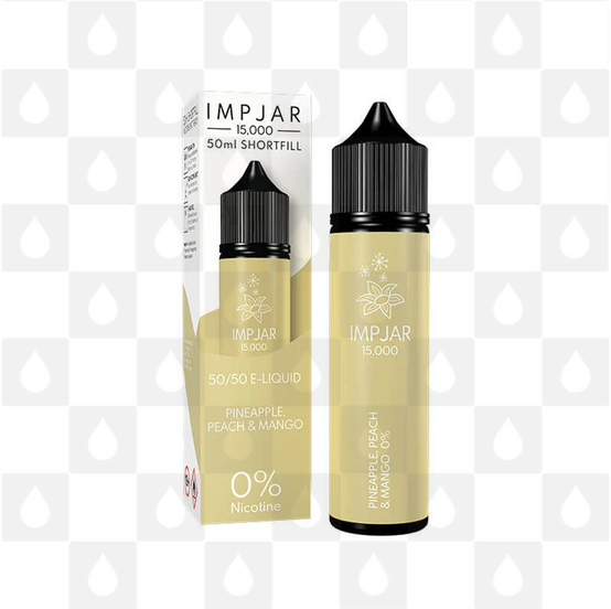 Pineapple, Peach & Mango by Imp Jar E Liquid | 50ml & 100ml Short Fill, Strength & Size: 0mg • 50ml (60ml Bottle)