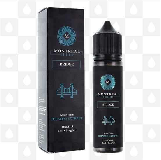 Bridge by Montreal Original E Liquid | 06ml Longfill, Nicotine Type: Regular Nicotine, Strength & Size: 03mg • Makes 56ml • Inc. Shots
