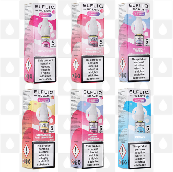 Strawberry Watermelon by Elfliq | Elf Bar E Liquid | Nic Salt, Strength & Size: 05mg • 10ml, 2 image