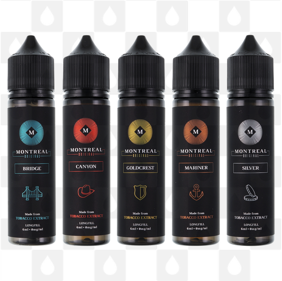 Bridge by Montreal Original E Liquid | 06ml Longfill, Nicotine Type: Regular Nicotine, Strength & Size: 03mg • Makes 56ml • Inc. Shots, 2 image