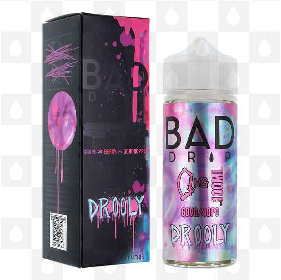 Drooly | Clown by Bad Drip E Liquid | 100ml Short Fill, Strength & Size: 0mg • 100ml (120ml Bottle)